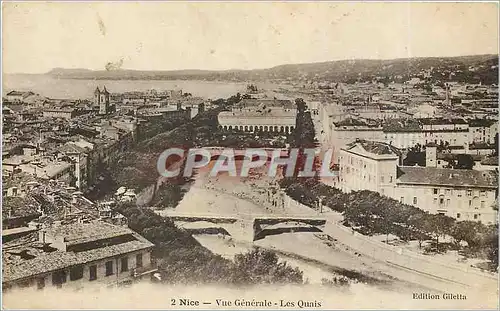 Cartes postales Nice Vue generale Les Quais