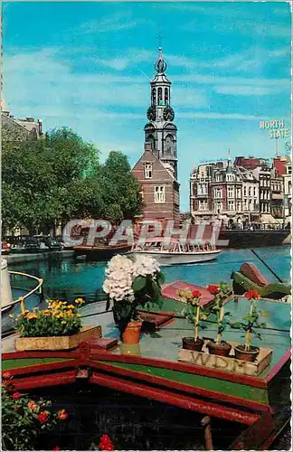 Cartes postales moderne Amsterdam La tour de la monnaie