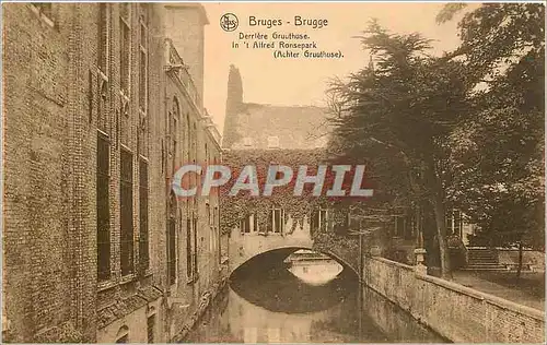 Cartes postales Bruges Derriere Gruuthuse in Alfred Ronsepark
