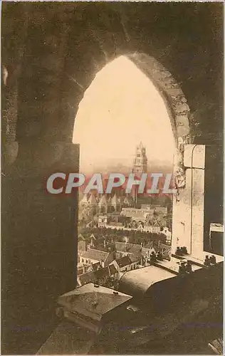 Ansichtskarte AK Bruges Panorama pris d'une fenetre de la Tour du Beffroi