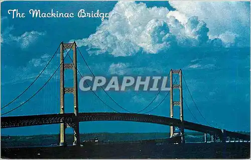 Cartes postales The Mackinac Bridge in Michigan The Water Wonderland