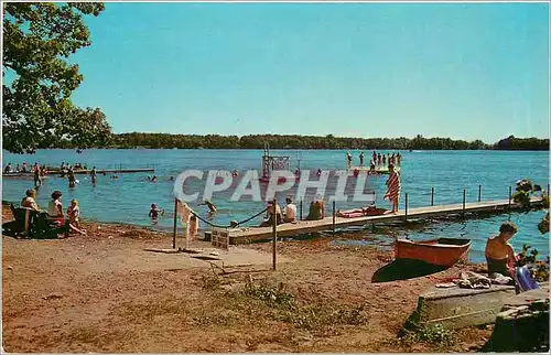Cartes postales Epworth Forest Bathing Beach Lake Webster Indiana