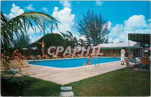 Ansichtskarte AK The Margie Ledge Pool and Cabana Club Miami Springs Fla
