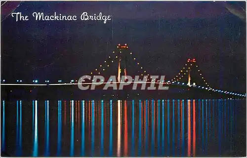 Cartes postales The Mackinac Bridge in Michigan The Water Wonderland