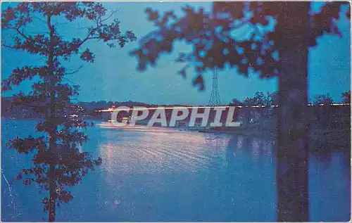 Cartes postales Grand Glaize Bridge Night scene of the famous upside down bridge over Lake of the Ozarks