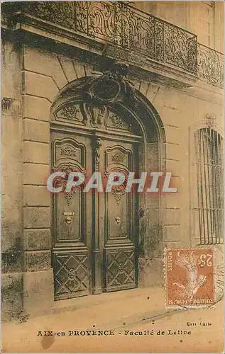 Cartes postales Aix en Provence Faculte de Letire