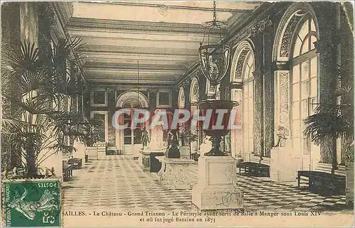 Cartes postales Versailles Le Chateau Grand Trianon Le peristyle