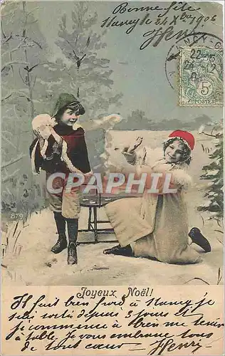 Cartes postales Joyeux Noel Enfants