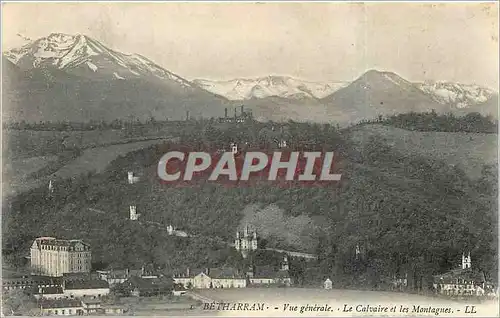 Cartes postales Betharram Vue generale Le calvaire et les Montagnes