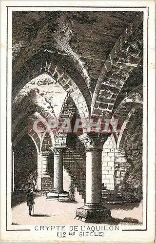 Cartes postales Crypte de l'Aquilon