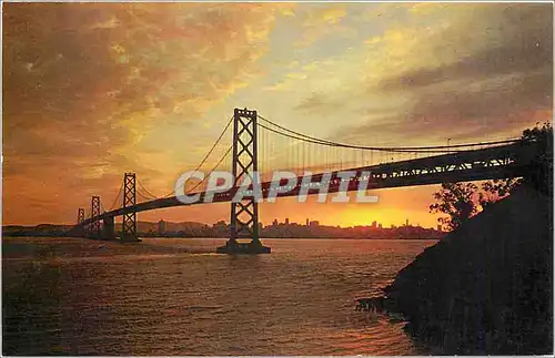 Moderne Karte San Francisco Oakland Bay Bridge