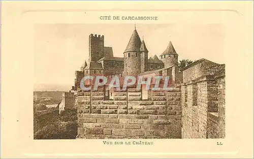 Cartes postales Cite de Carcassonne Vue sur Le Chateau