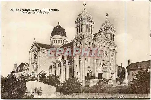 Cartes postales La Franche Comte Besancon Basilique Saint Ferjeux