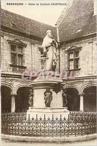 Cartes postales Besancon Statue du Cardinal Granvelle