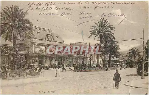 Cartes postales Nimes La Gare Tramway