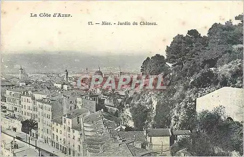 Cartes postales Cannes Jardin du Chateau