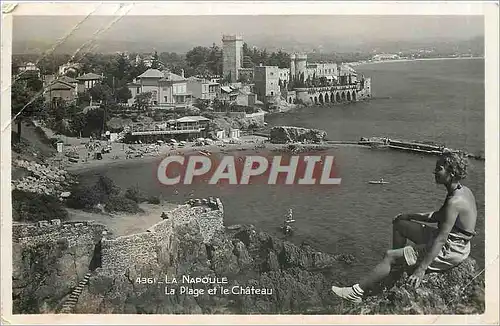 Cartes postales moderne La Napoule La Plage et le Chateau