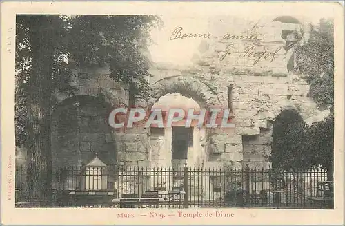 Cartes postales Nimes Temple de Diane