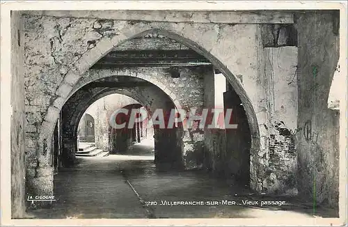 Cartes postales moderne Villefranche sur Mer Vieux passage