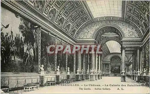 Cartes postales Versailles Le Chateau La Galerie des Batailles