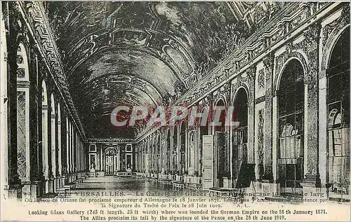 Cartes postales Versailles La Galerie de Glaces