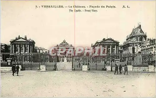 Ansichtskarte AK Versailles Le Chateau Facade du Palais