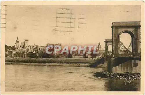 Cartes postales AVIGNON Le Pont suspendu