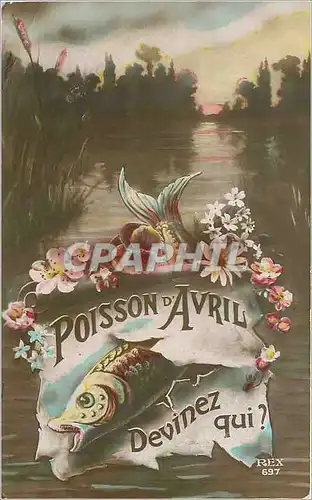 Cartes postales POISSON D'AVRIL