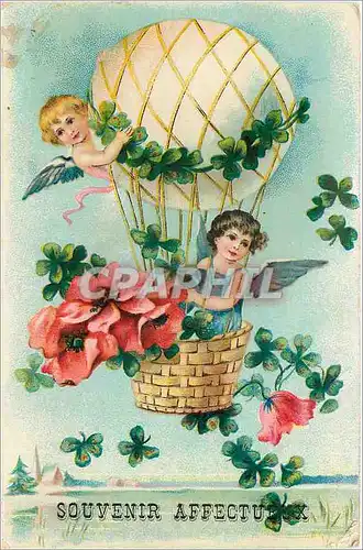 Cartes postales SOUVENIR Enfants Ballon