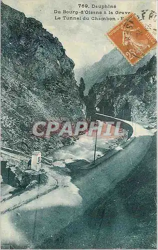 Cartes postales Dauphine Le Tunnel du Chambon
