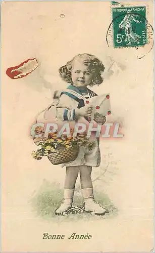 Cartes postales Bonne Annee Enfant