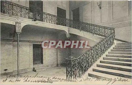 Cartes postales LISIEUX Escalier du Tribunal