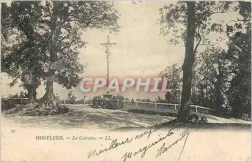 Cartes postales Honfleur Le calvaire de la cote  de Grace