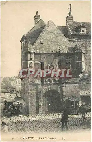 Cartes postales Honfleur La Lieutenance