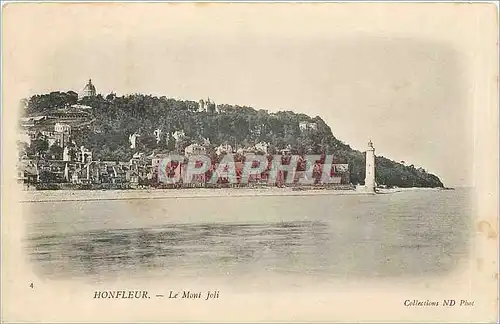 Cartes postales Honfleur Le Mont Joli Phare