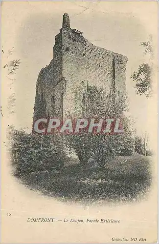 Cartes postales DOMFRONT Le Donjon Facade exterieure