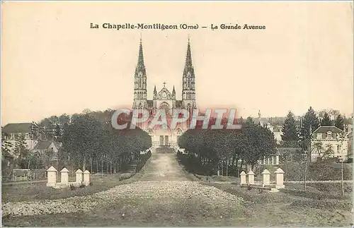 Cartes postales La Chapelle-Montligeon La Grande Avenue