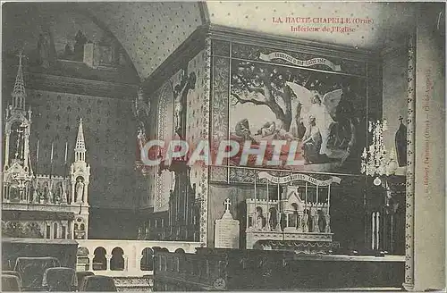 Cartes postales LA HAUTE-CHAPELLE Interieur de l'eglise