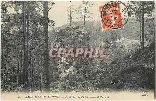 Cartes postales BAGNOLES-DE-L'ORNE Le Rocher de l'Etablissement Thermal
