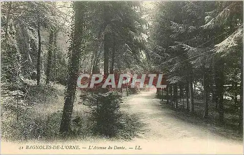 Ansichtskarte AK BAGNOLES-DE-L'ORNE L'Avenue du Dante