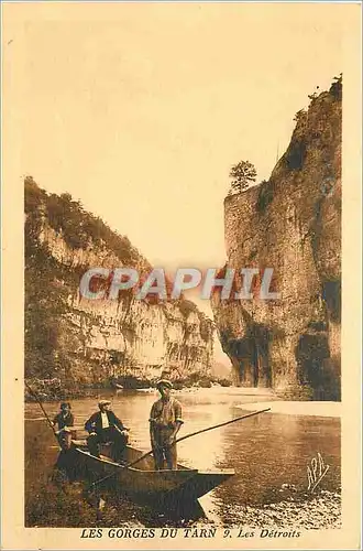 Cartes postales LES GORGES DU TARN Les Detroits