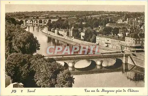 Cartes postales LAVAL Vue sur la Mayenne
