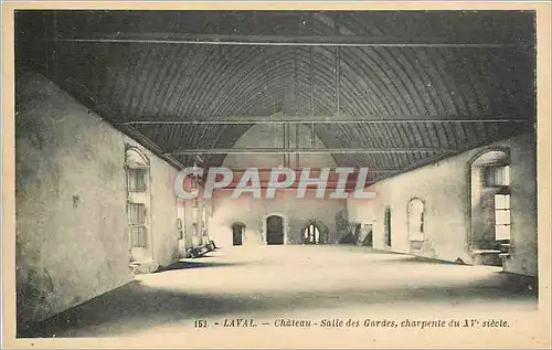 Cartes postales LAVAL Ch�teau  Salle des Gardes