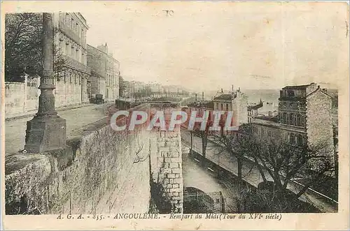 Cartes postales ANGOULEME - Rempart du Midi