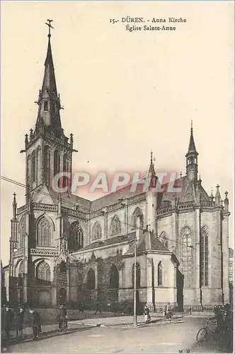 Cartes postales DUREN Eglise Sainte Anne
