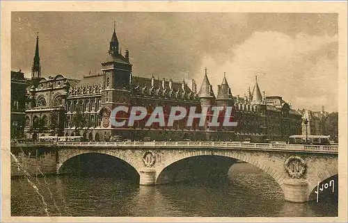 Ansichtskarte AK PARIS La Conciergerie et le Pont au Change