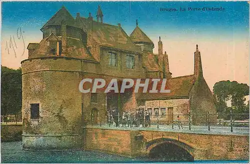 Cartes postales BRUGES La Porte d'Ostende