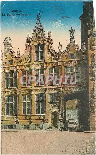 Cartes postales BRUGES Le Palais du Franc