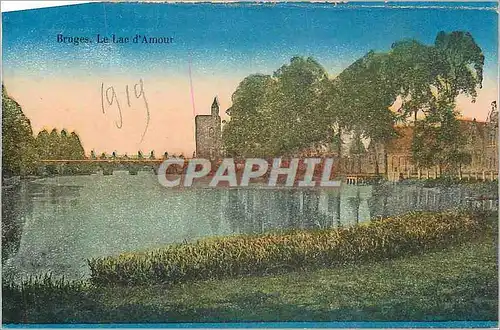 Cartes postales BRUGES Le Lac D'Amour