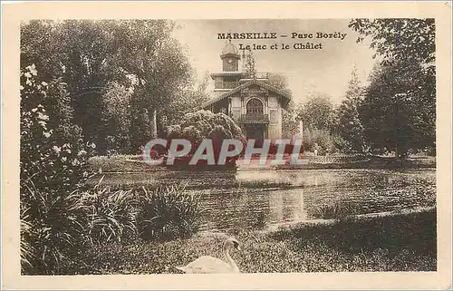 Cartes postales MARSEILLE Parc Borely Le lac et le Chatelet